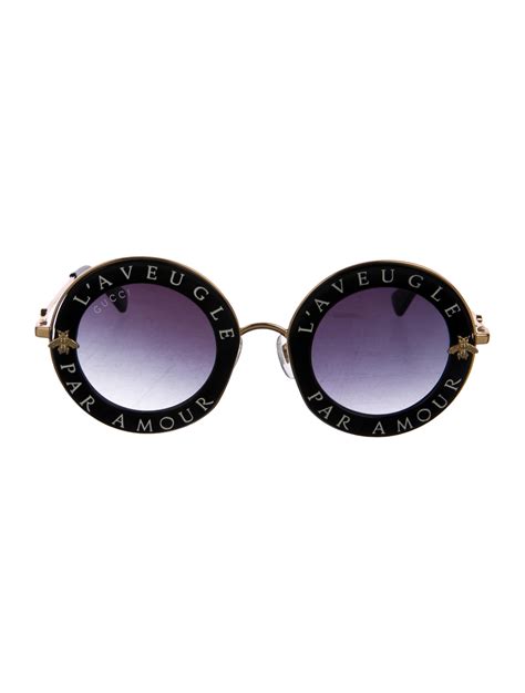 l'aveugle par amour gucci sunglasses